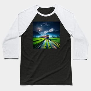 train in the rice fields Baseball T-Shirt